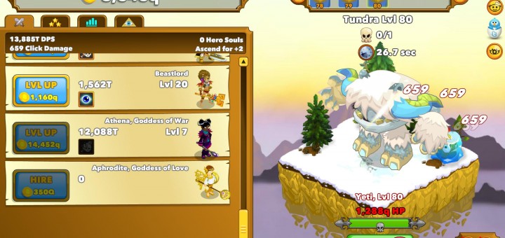 Clicker Heroes screenshot