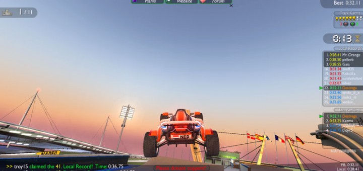 trackmania screenshot